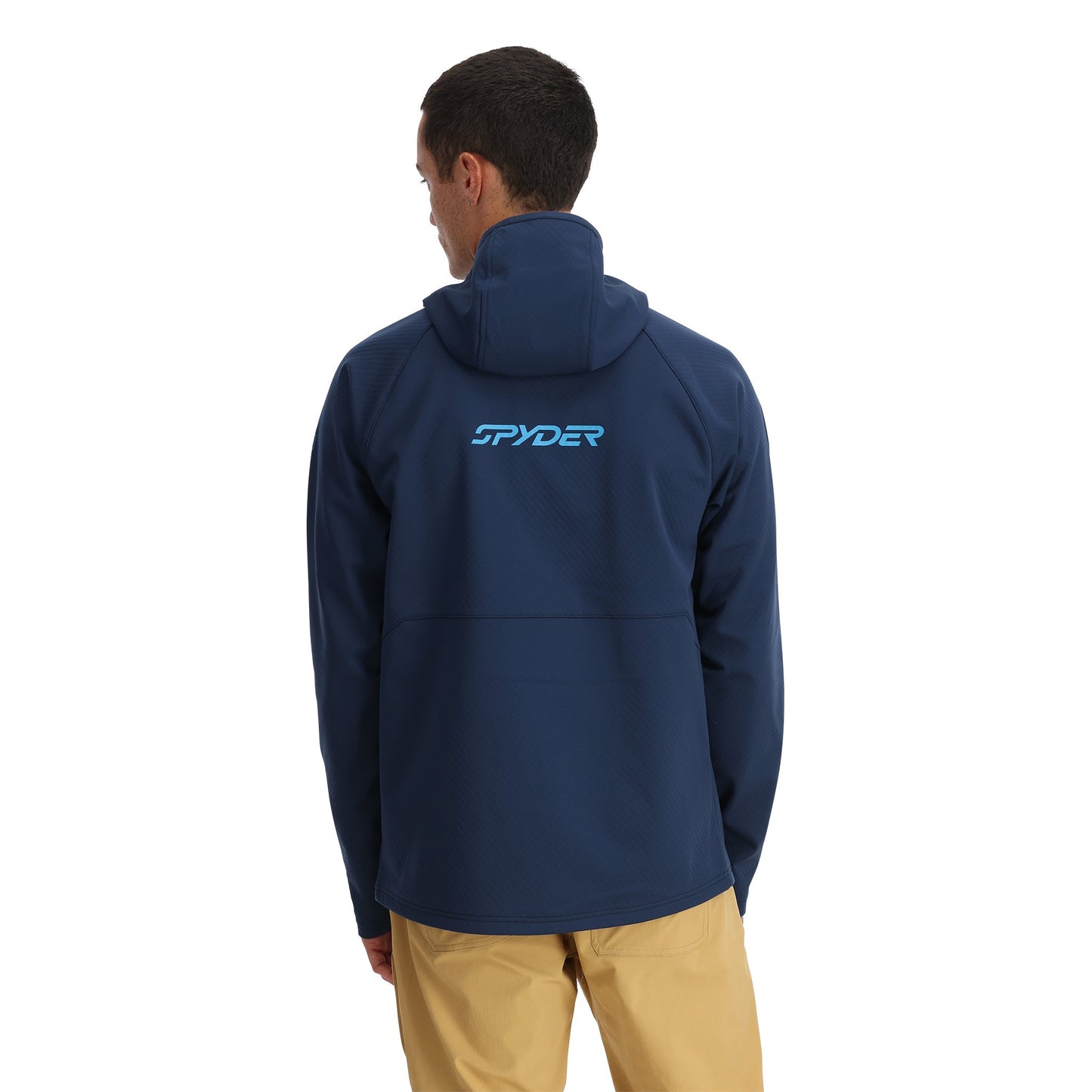 Herren-Hoodie Gridweb ShellFleece™ – Marineblau