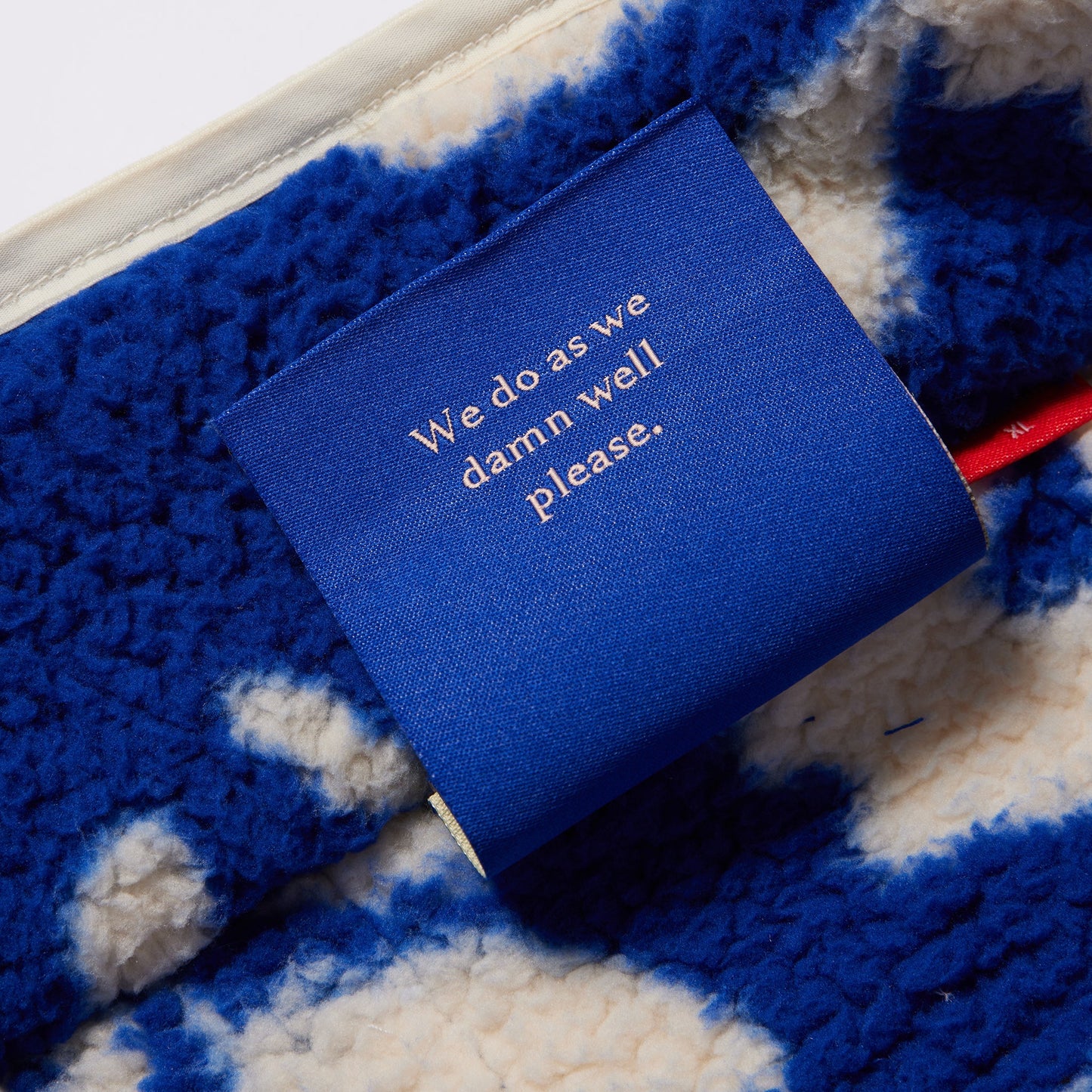 Unisex-Fleecejacke von Society – Society Electric Blue