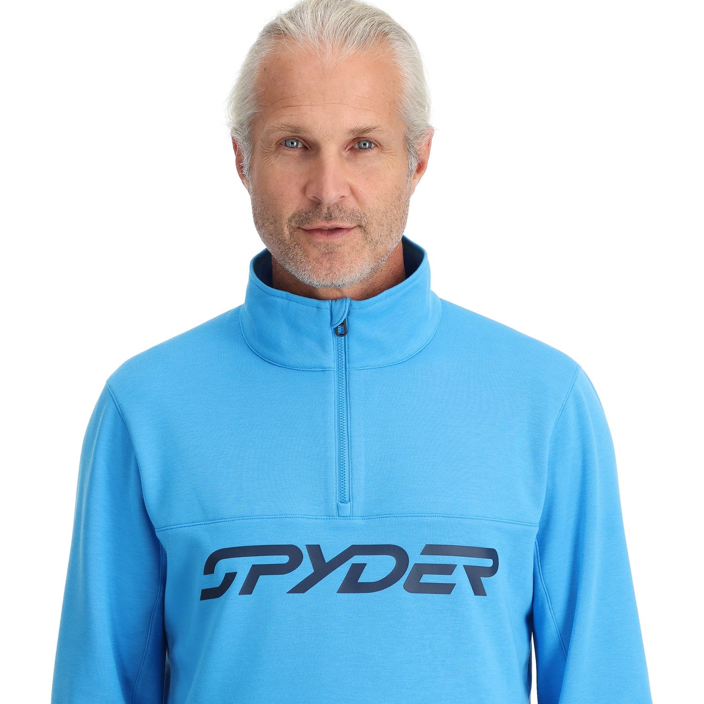 Polaire Speed ​​Fleece demi-zip pour homme - Bleu éther