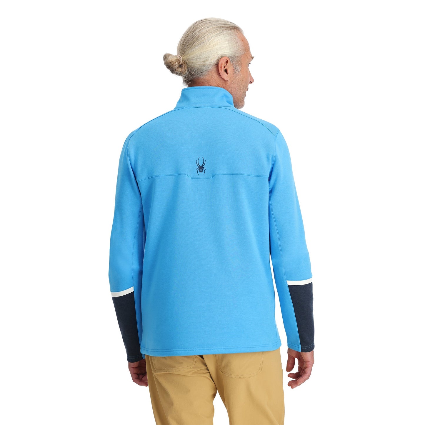 Polaire Speed ​​Fleece demi-zip pour homme - Bleu éther