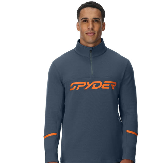 Polaire Speed ​​Fleece demi-zip pour homme - Bleu ardoise