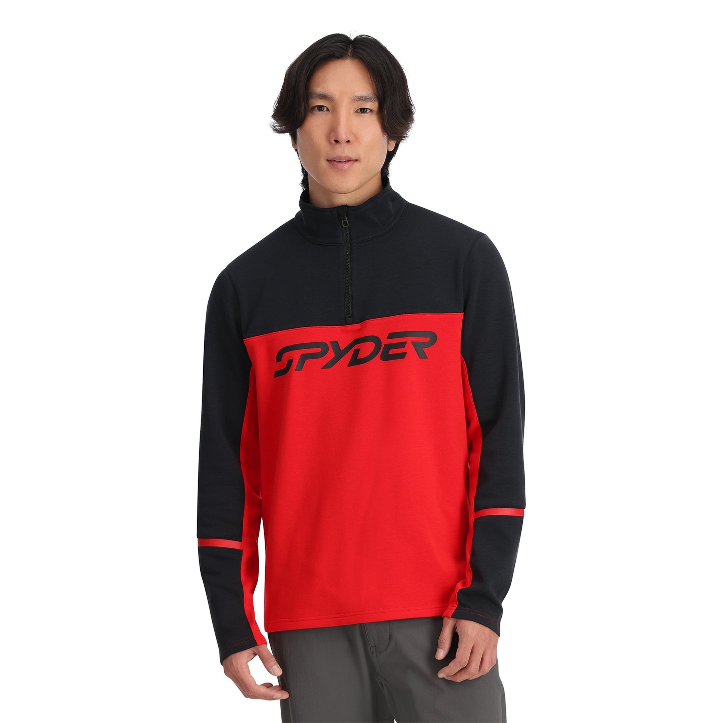 Speed ​​Half Zip Herren - Spyder Rot