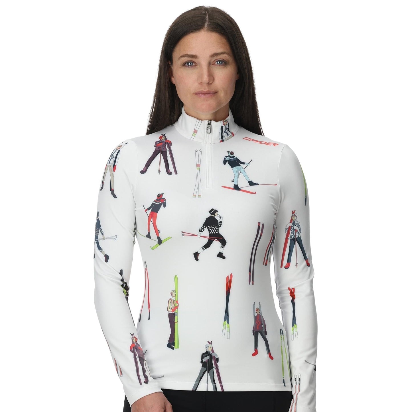Pull demi-zip Vivid pour femme - Ambiance vintage