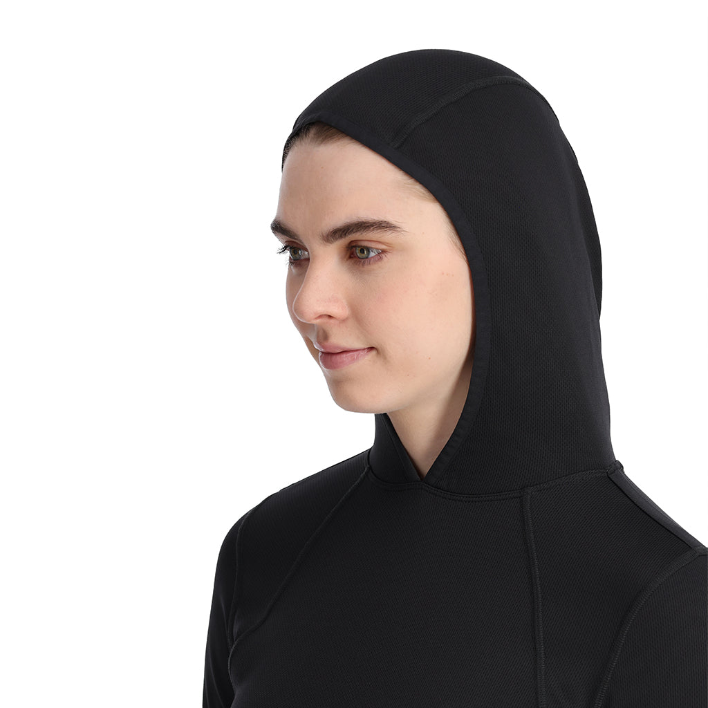 Sweat à capuche Charger pour femme - Noir