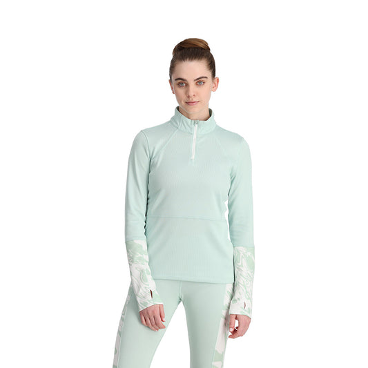 Damen Charger 1/2 Zip - Wintergrün