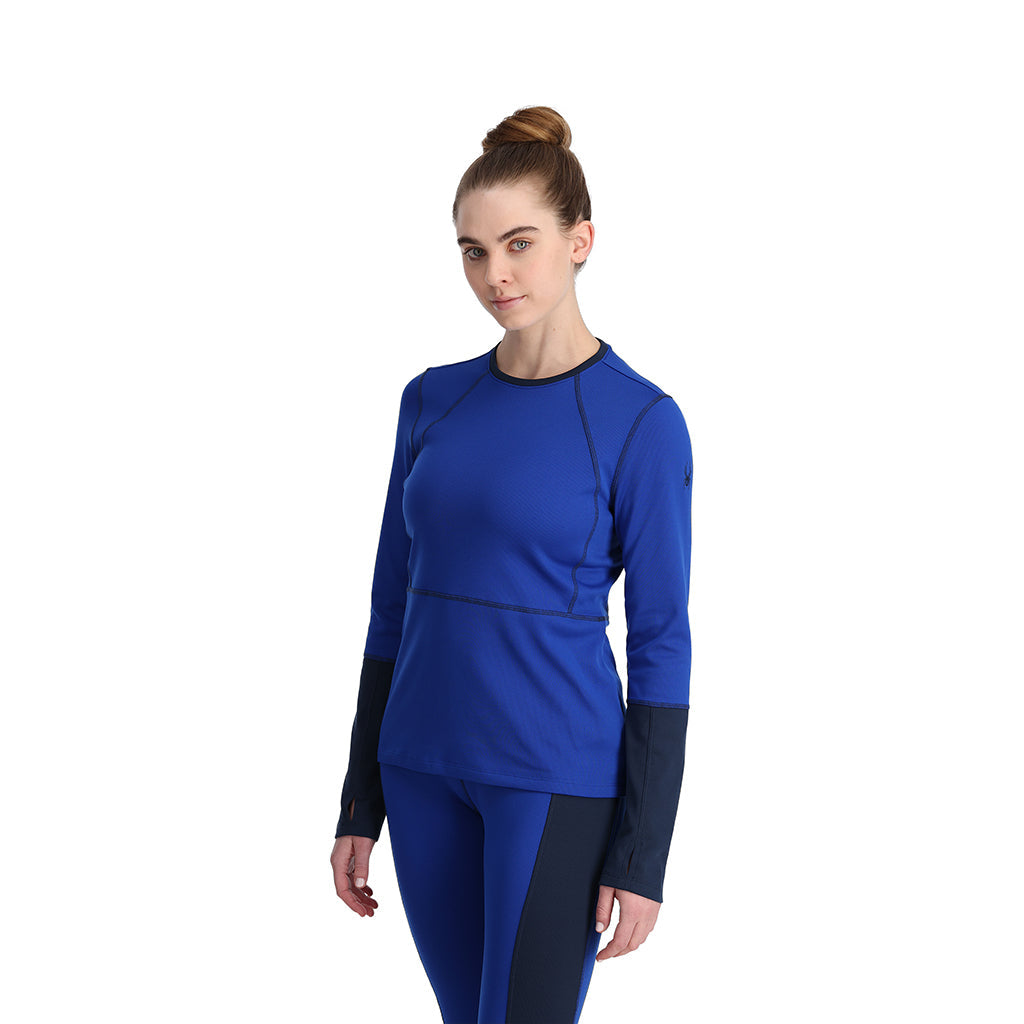 Sweat-shirt Charger Crew pour femme - Bleu électrique