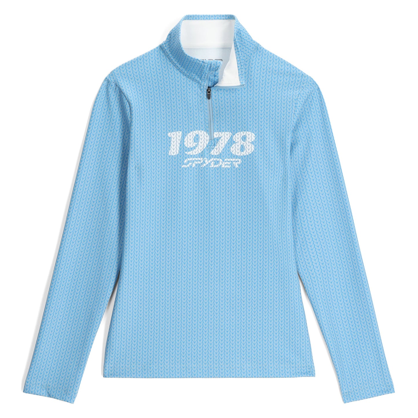 Pull demi-zip Vivid pour femme - Bleu Drift