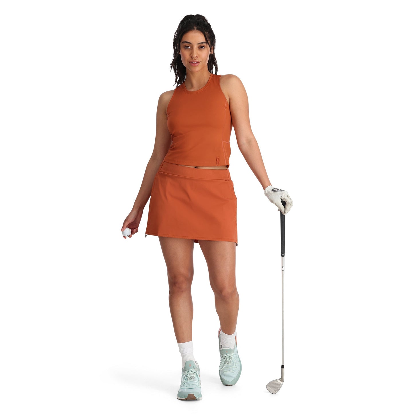 Damen-Follow-Me-Trek-Tanktop – Sattel