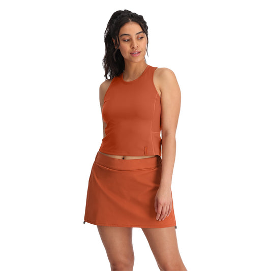 Damen-Follow-Me-Trek-Tanktop – Sattel