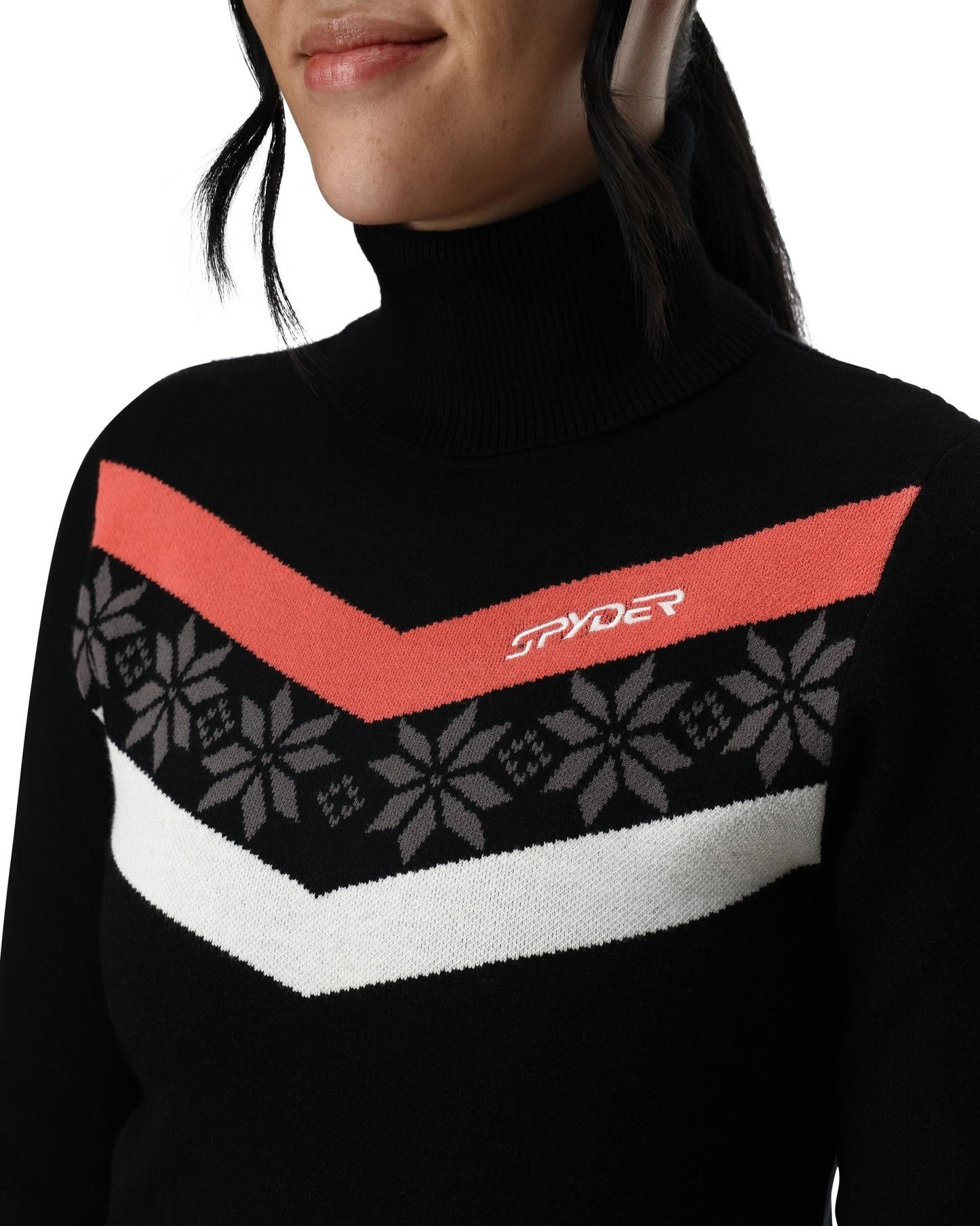 Pull de ski Stellar pour femme - Noir