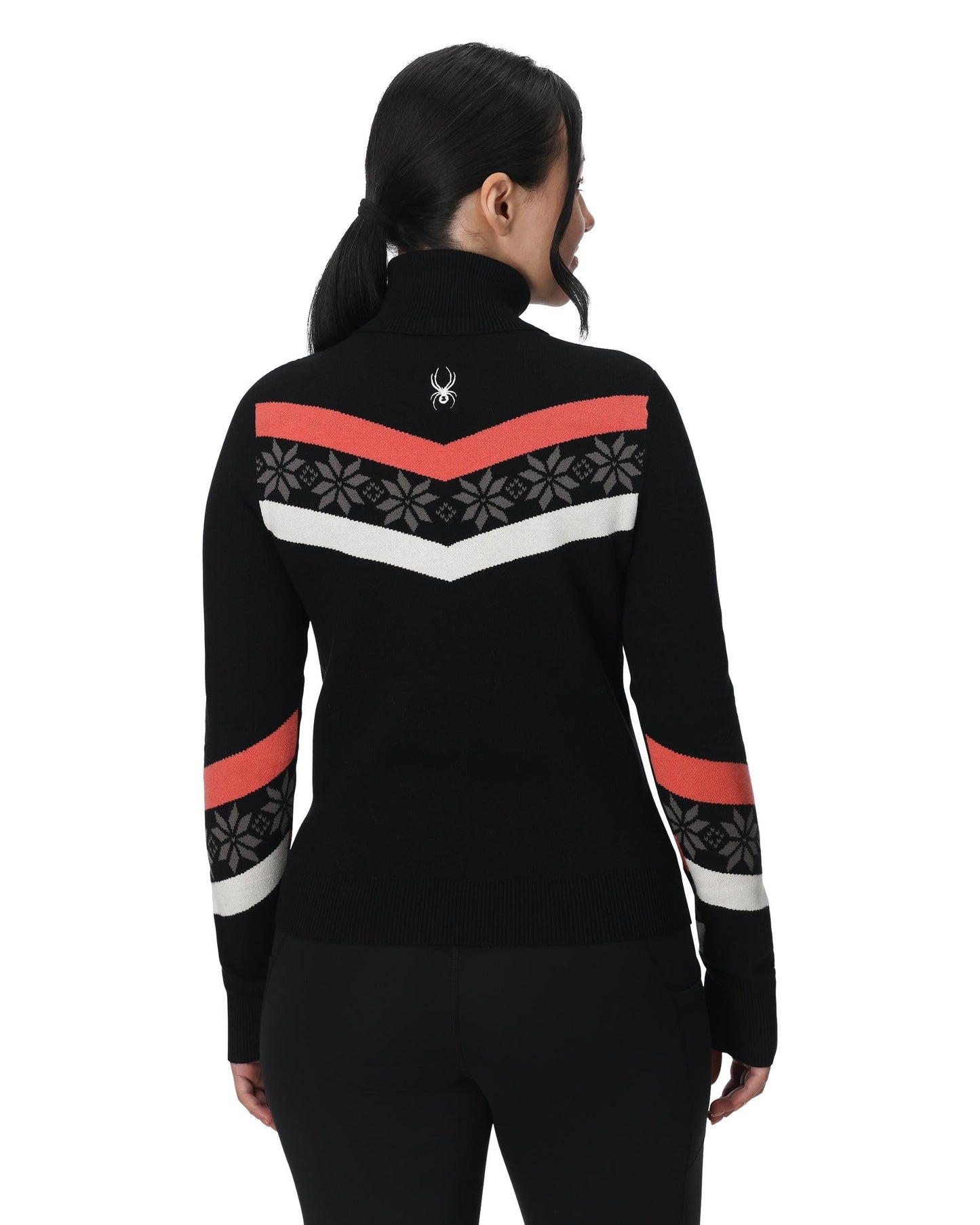 Pull de ski Stellar pour femme - Noir