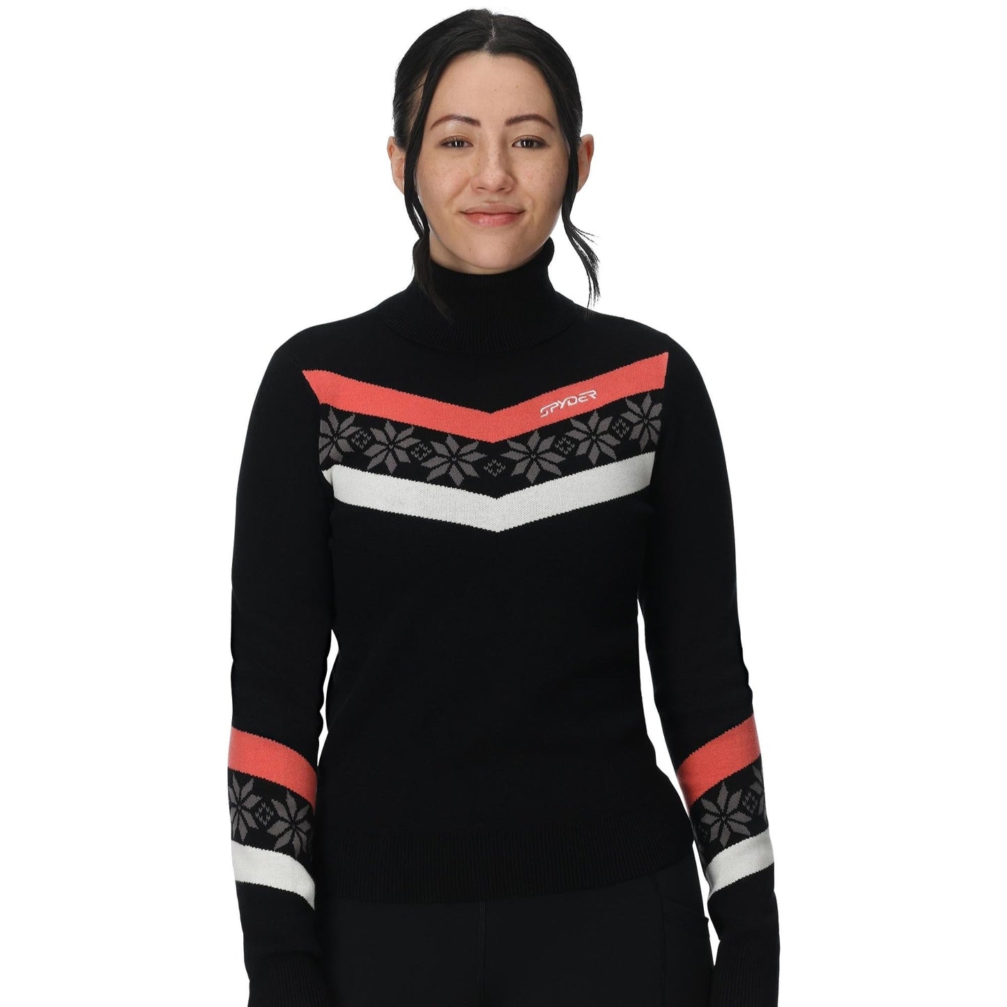 Pull de ski Stellar pour femme - Noir
