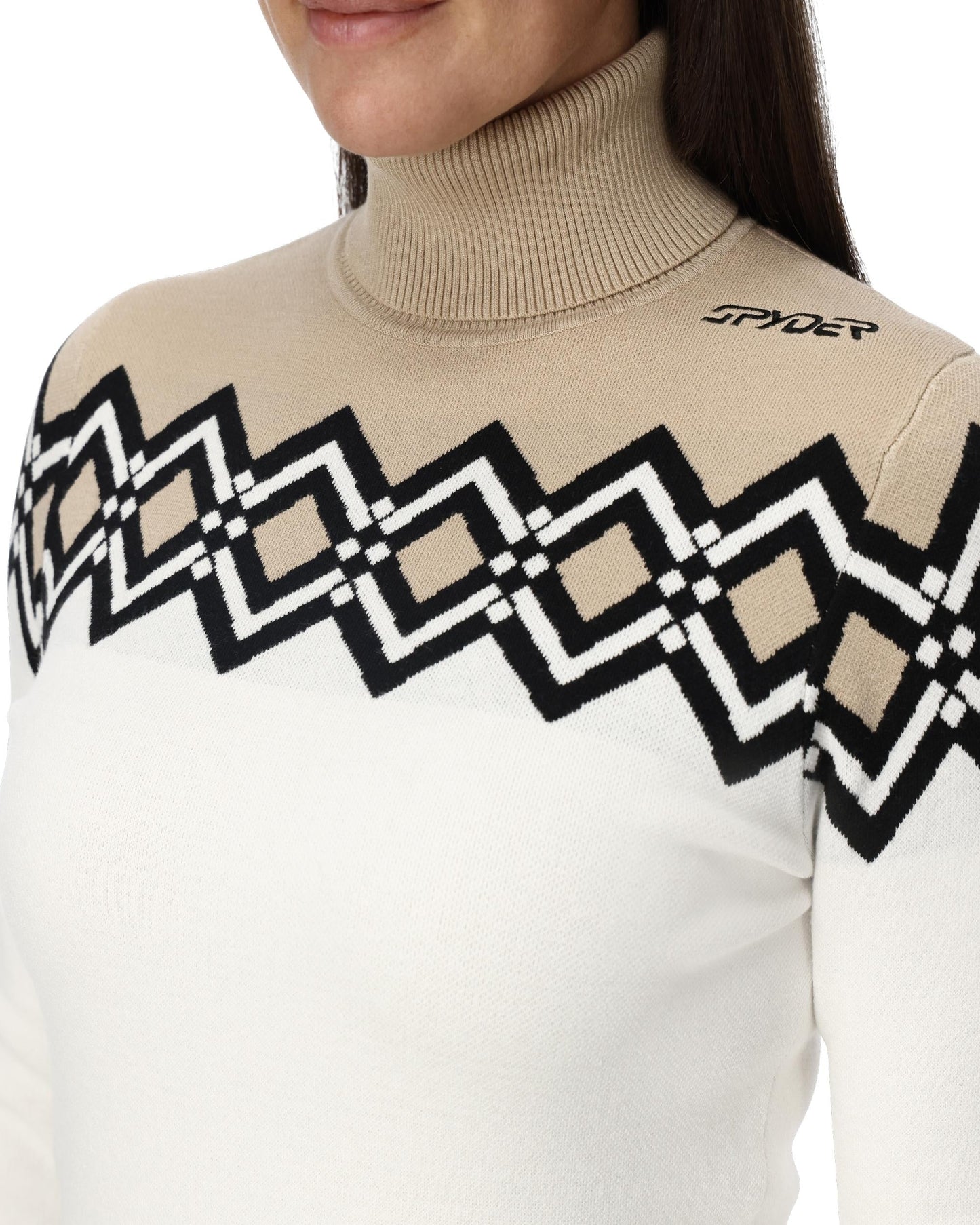 Pull de ski Stellar pour femme - Blanc