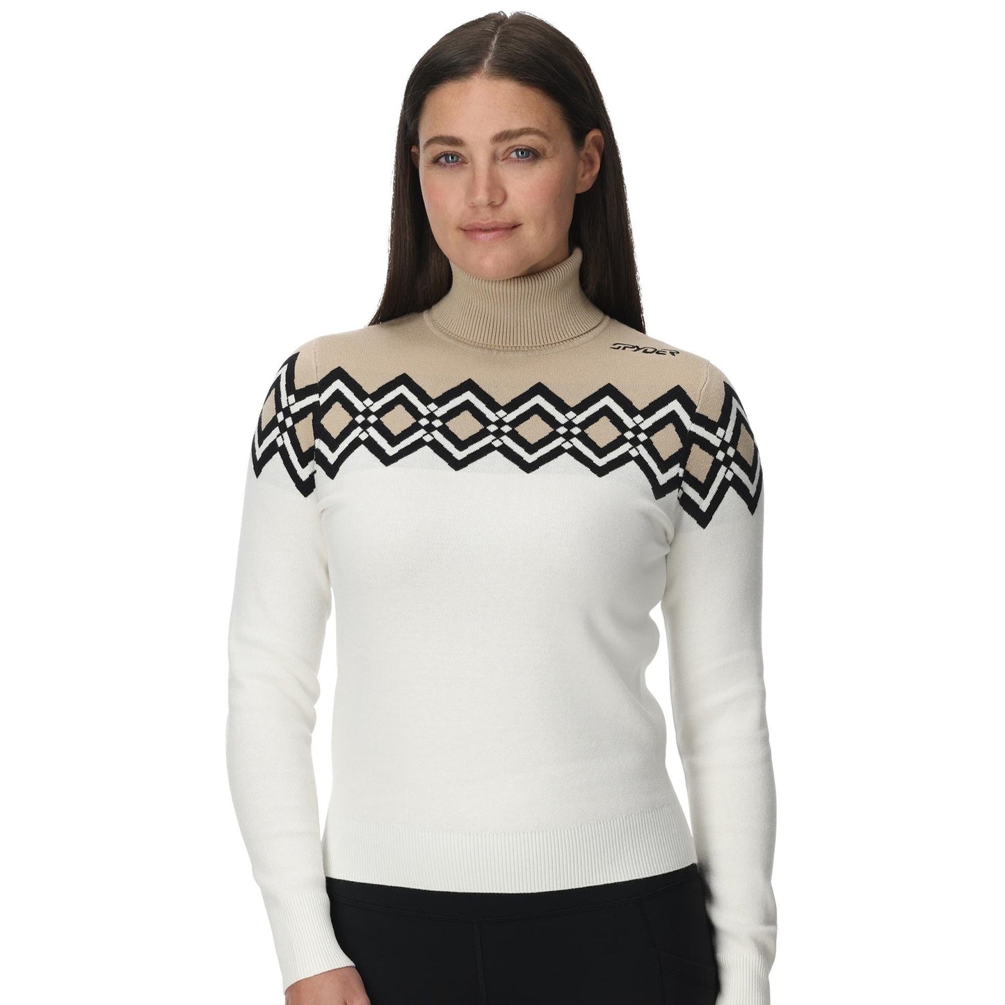 Pull de ski Stellar pour femme - Blanc