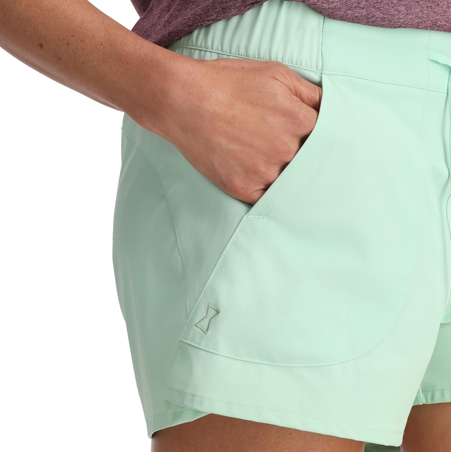 Short à manches courtes pour femme - Sgene délavé