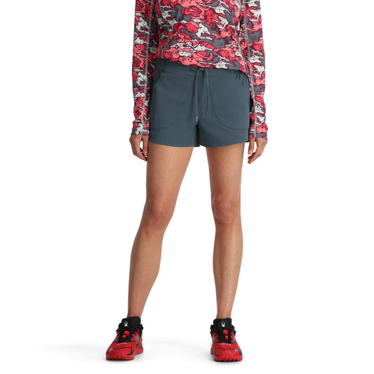 Damen-Shift-Shorts – Schieferblau