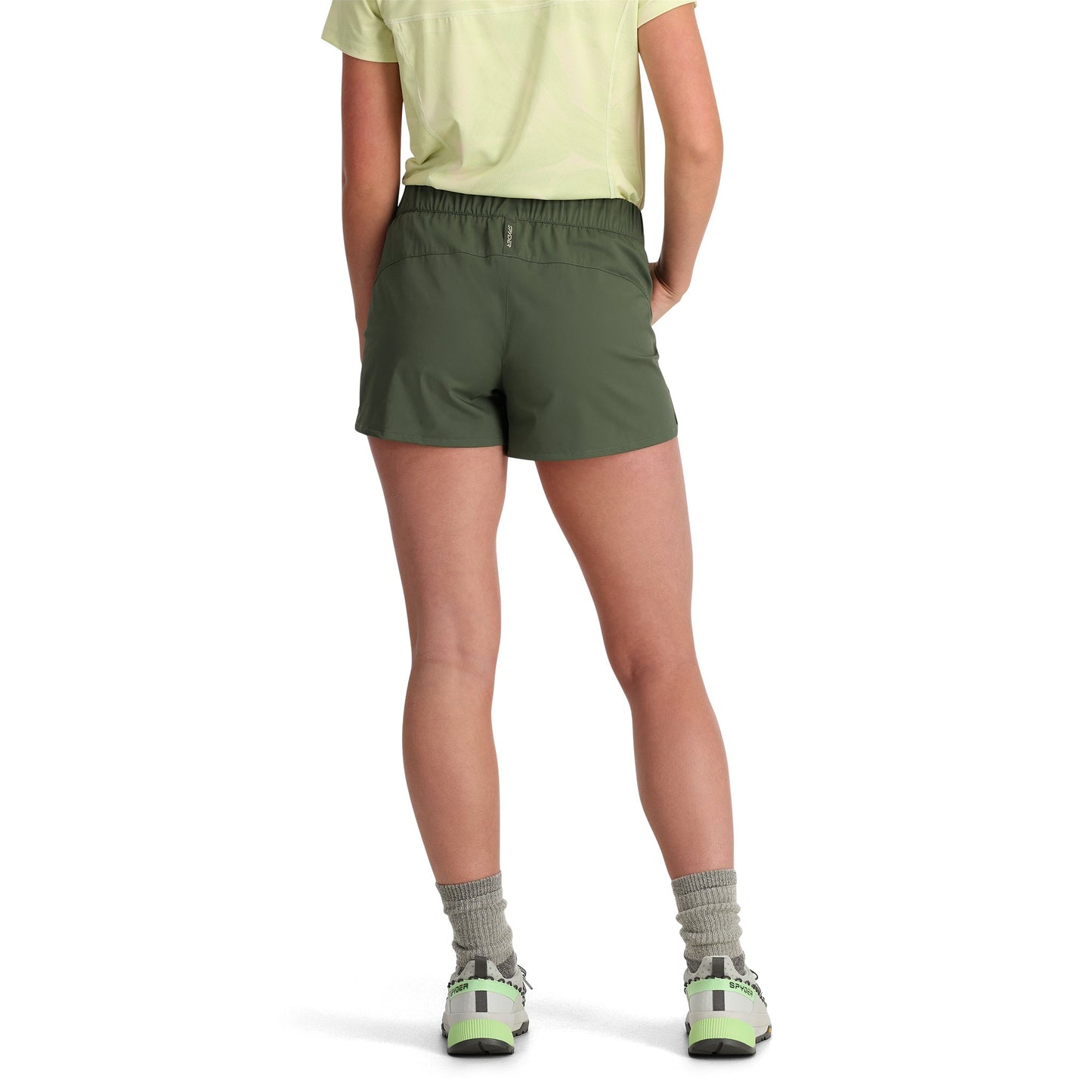 Damen-Shift-Shorts – Thymiangrün