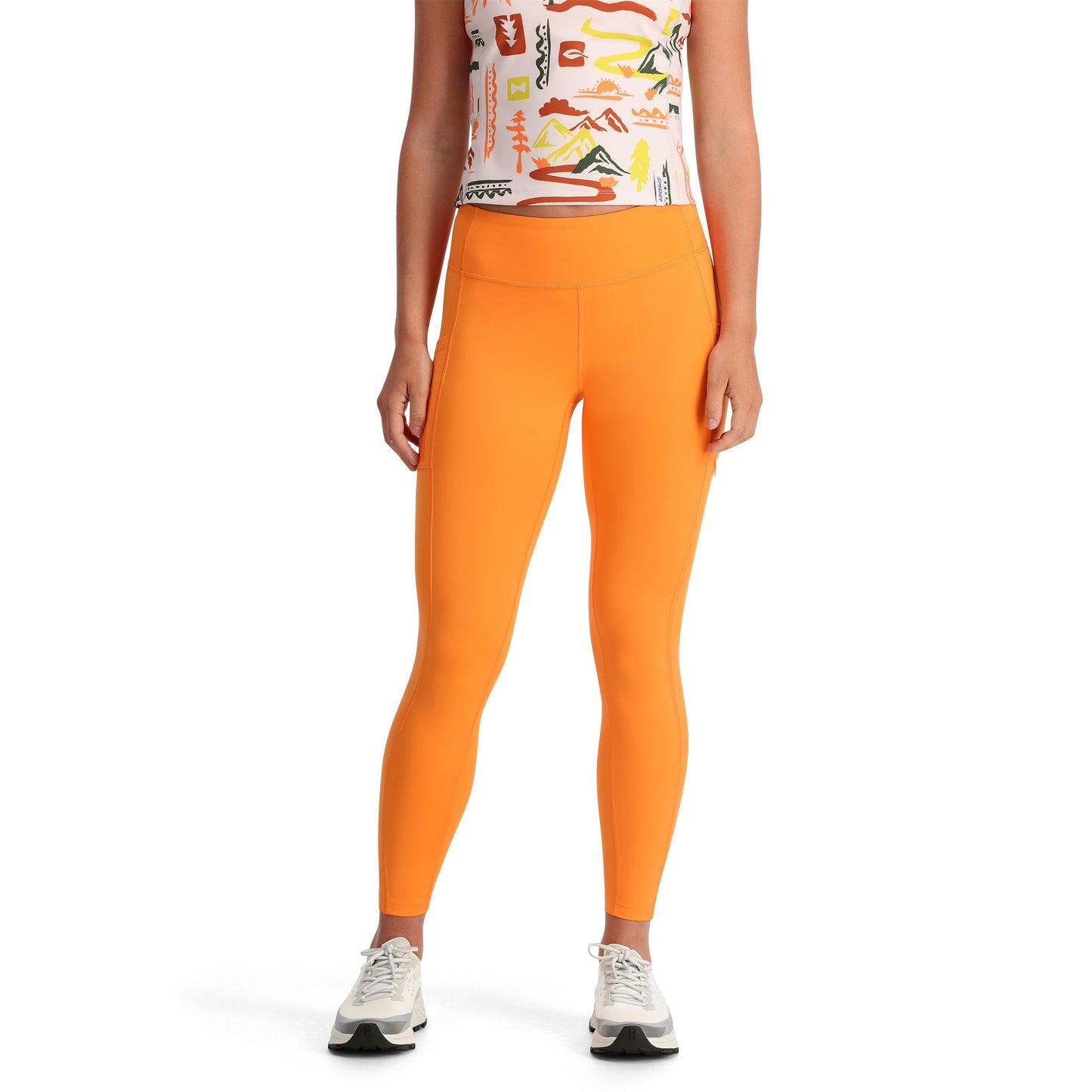 Legging de randonnée Follow Me pour femme - Orange Glow