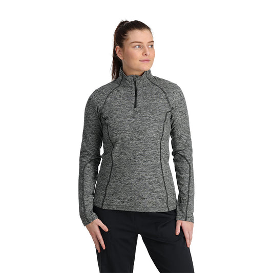Damen Accord Half Zip - Schwarz