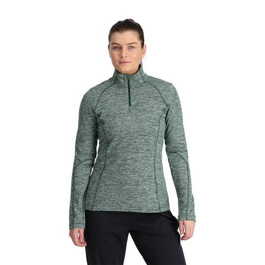 Damen Accord Half Zip - Zypressengrün