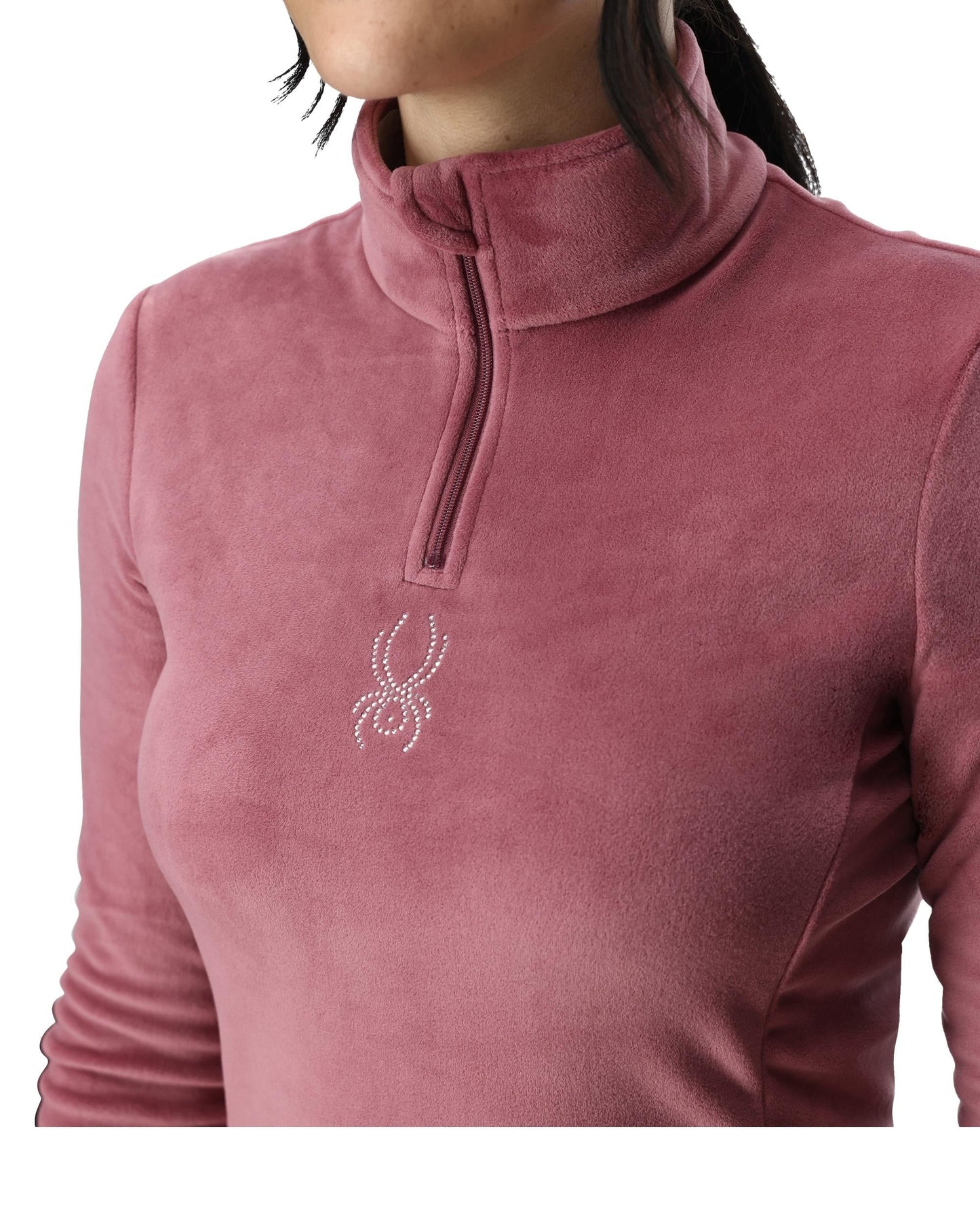 Shimmer Bug Damen-Halbzip-Pullover – Acai