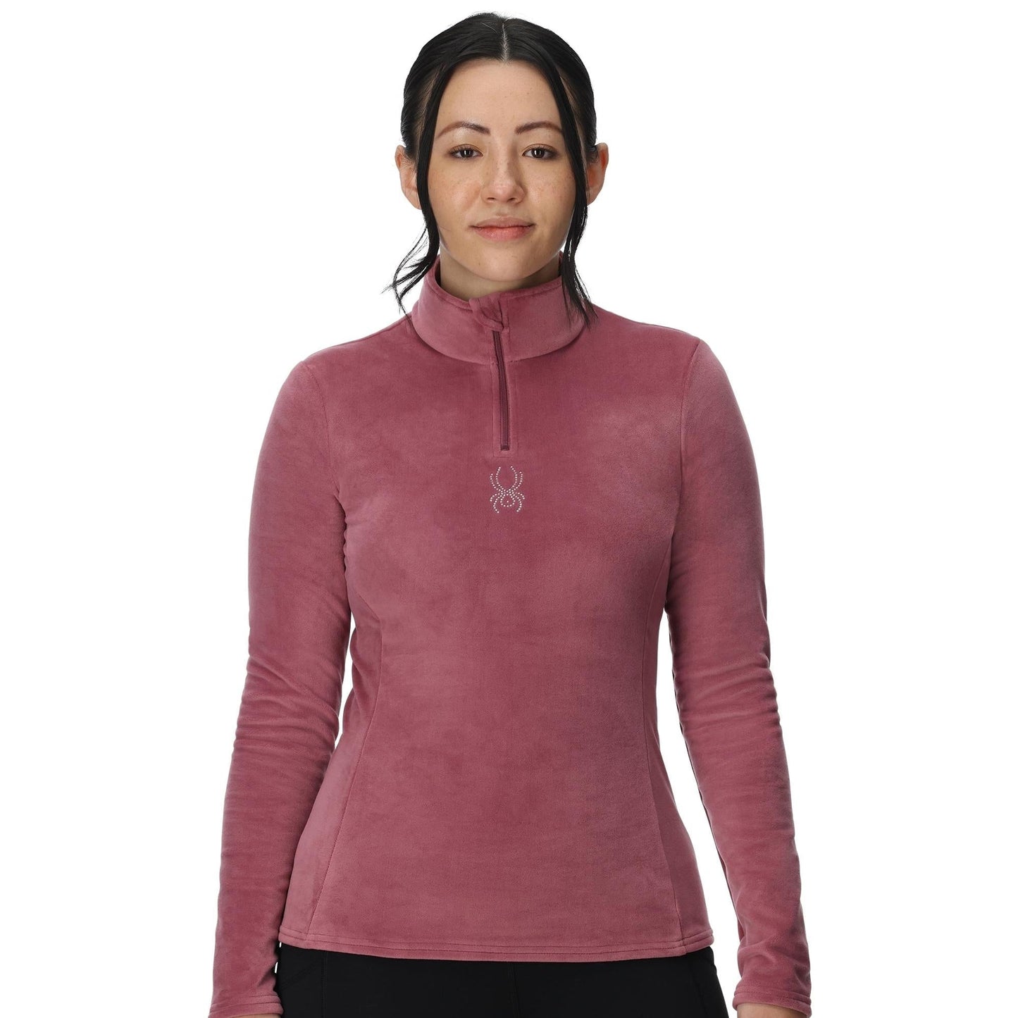 Shimmer Bug Damen-Halbzip-Pullover – Acai