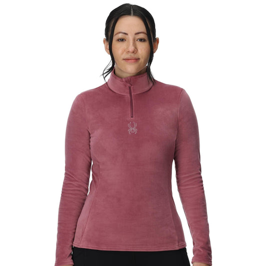Shimmer Bug Damen-Halbzip-Pullover – Acai
