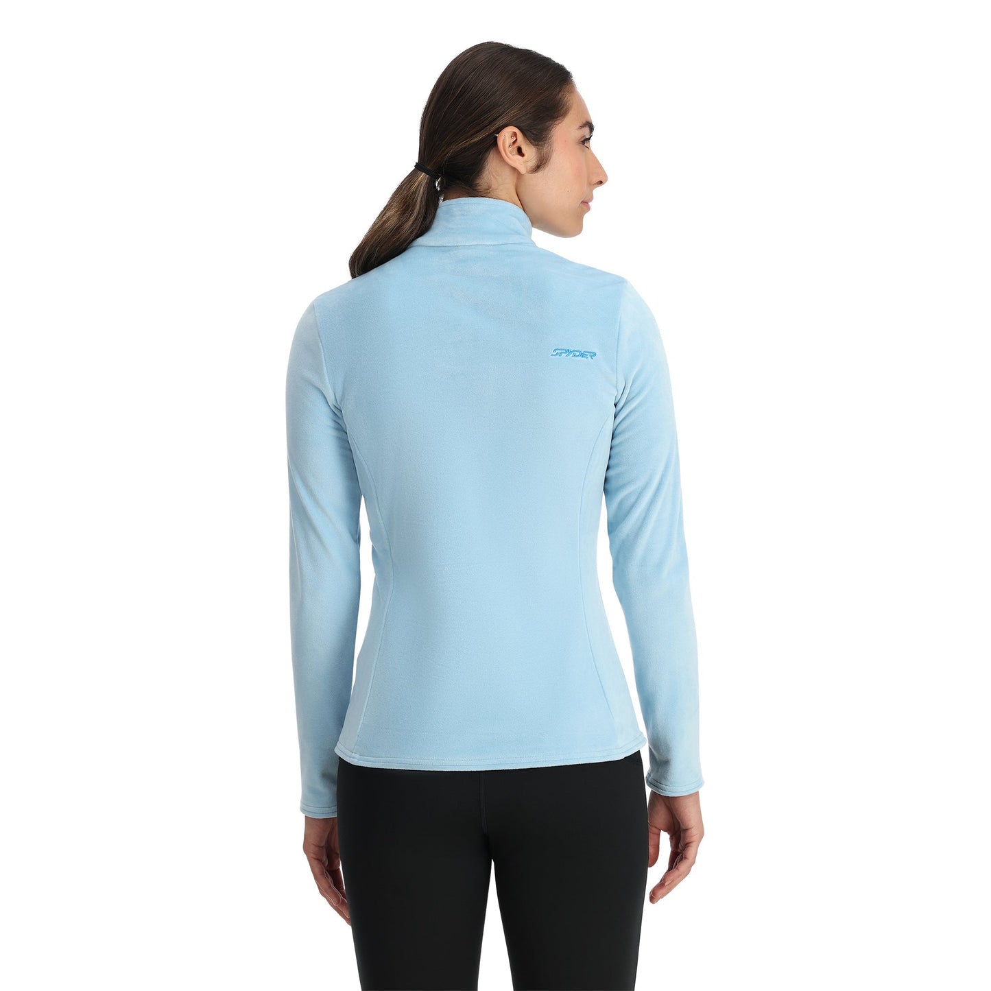 Pull demi-zip Shimmer Bug pour femme - Bleu Drift