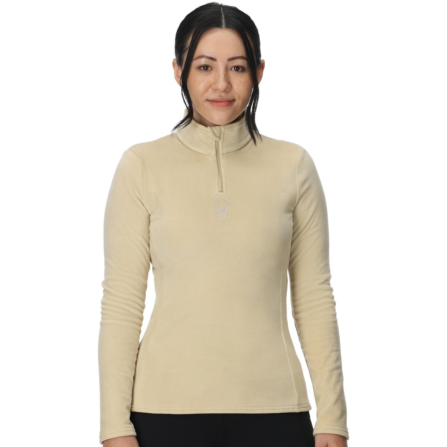Damen Shimmer Bug Half Zip - Sanddune