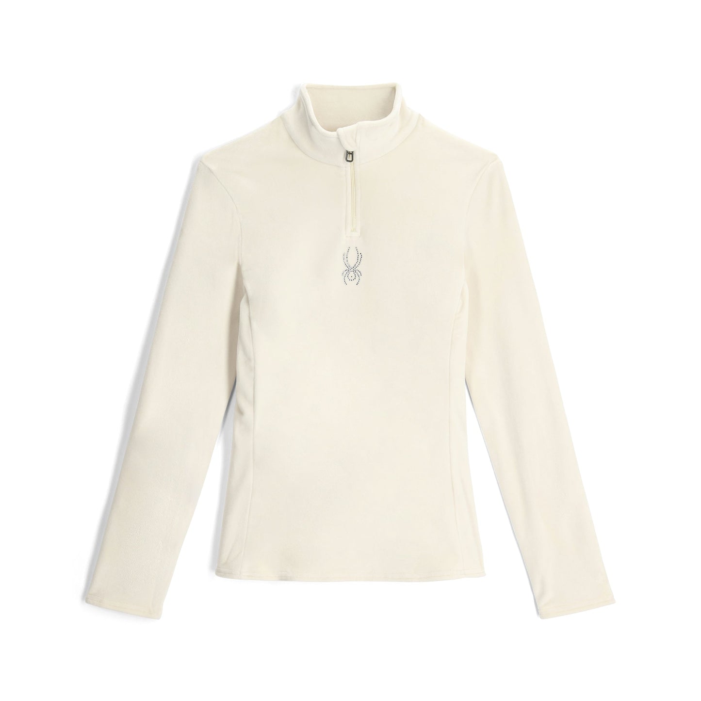 Shimmer Bug Damen-Halbzip-Pullover – Vanille Latte