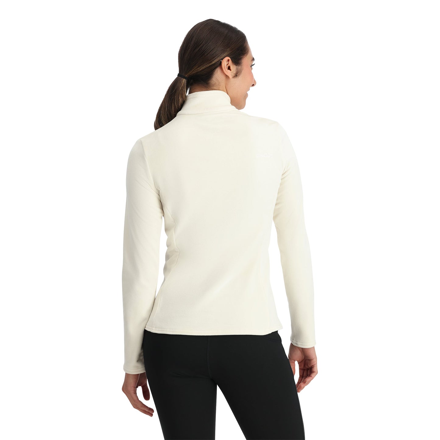 Shimmer Bug Damen-Halbzip-Pullover – Vanille Latte