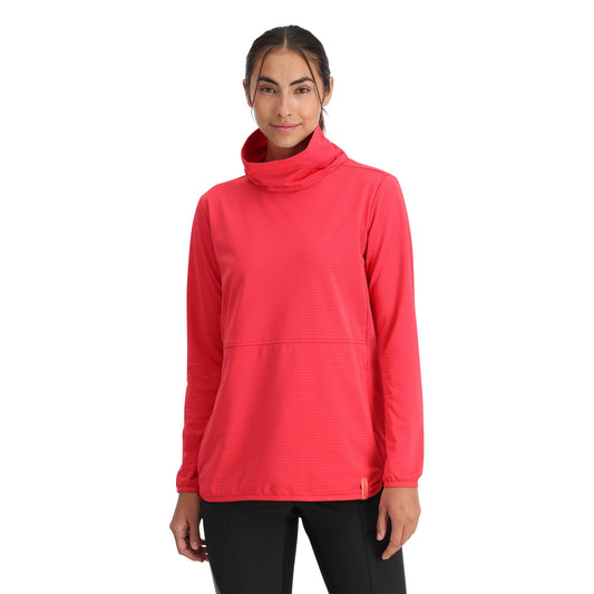 Gridweb Tech Damenpullover – Prism Pink