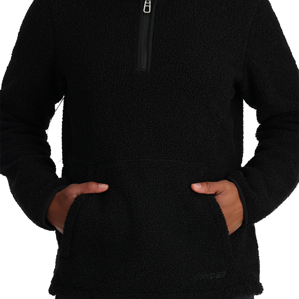 Womens Cloud Fleece Hoodie - Black