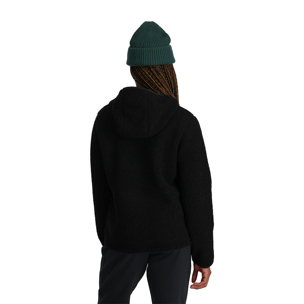Womens Cloud Fleece Hoodie - Black