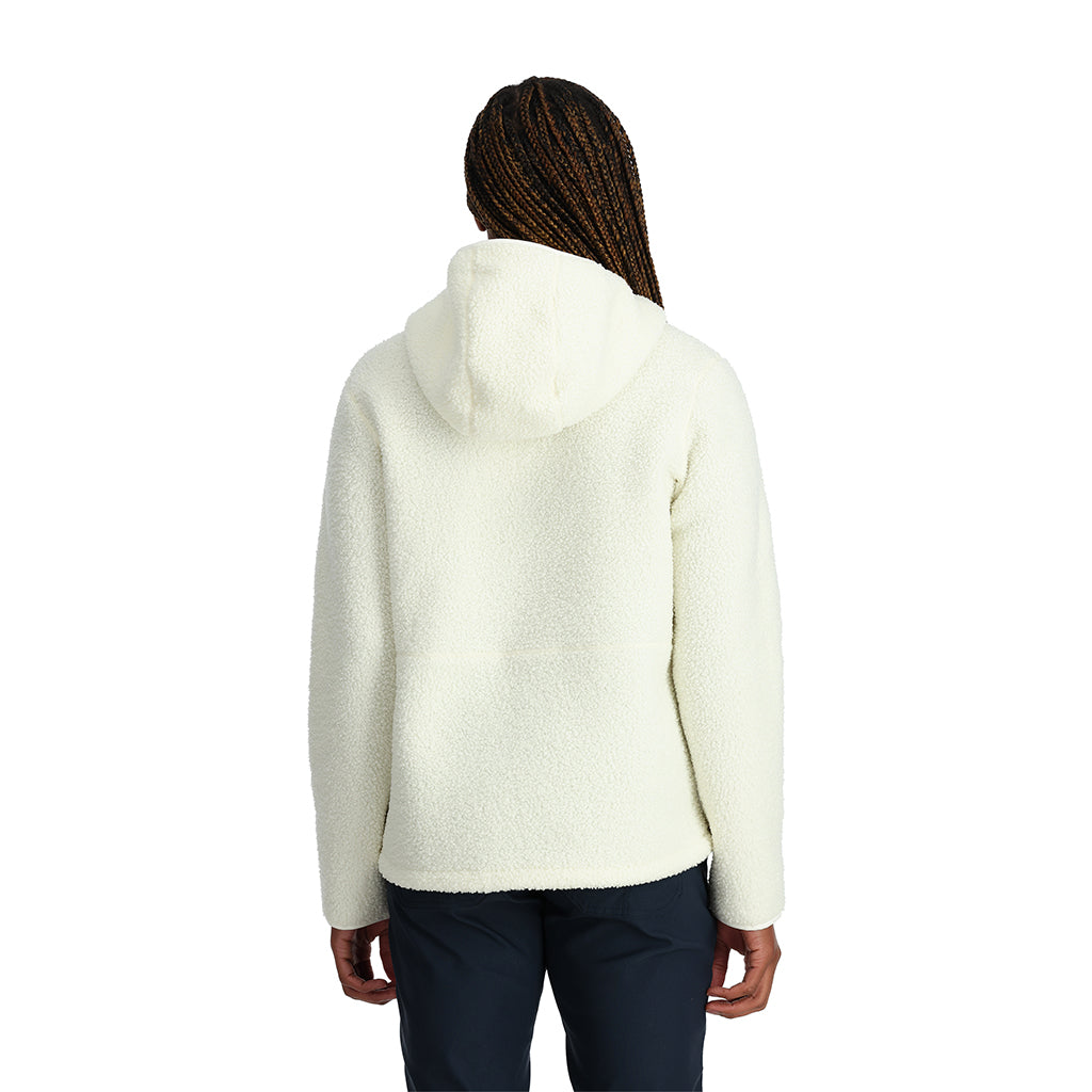 Sweat à capuche en polaire nuage pour femme - Neige