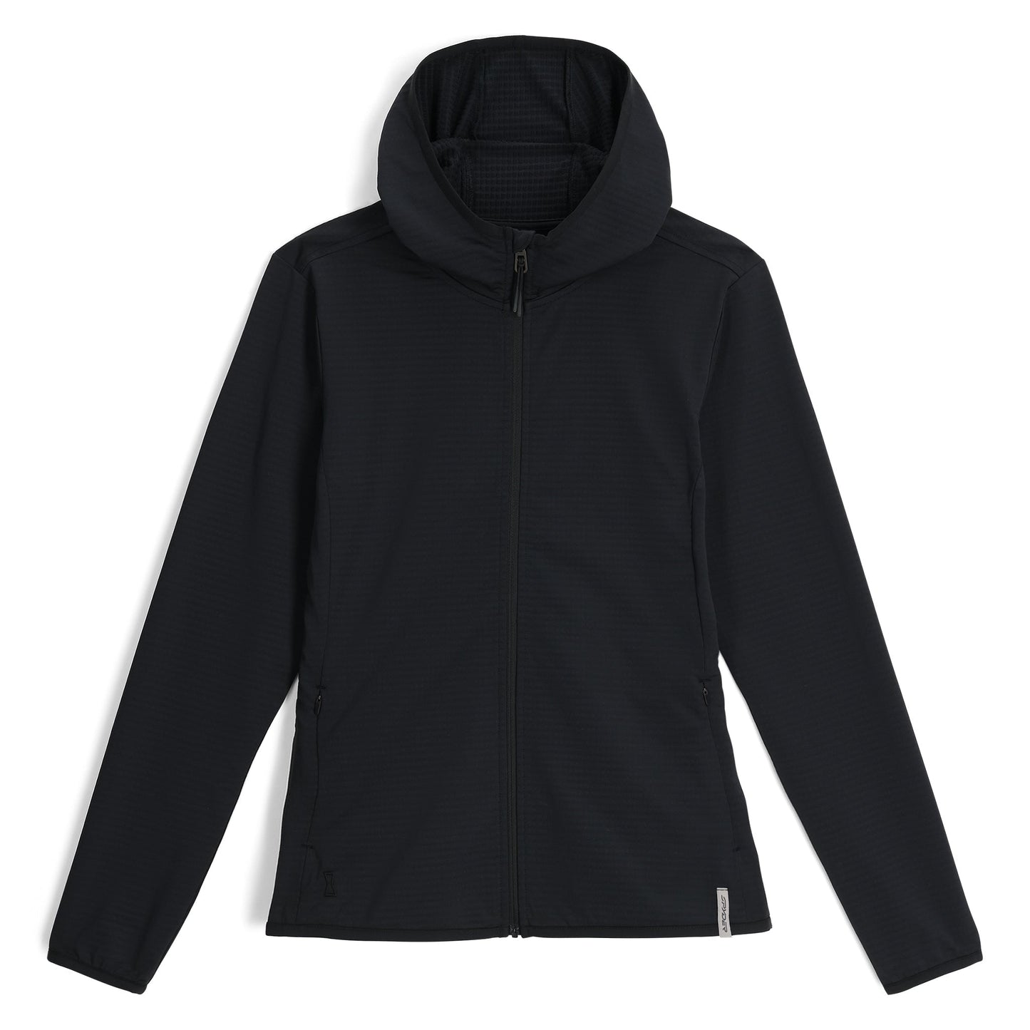 Womens Gridweb Tech Hoodie - Black