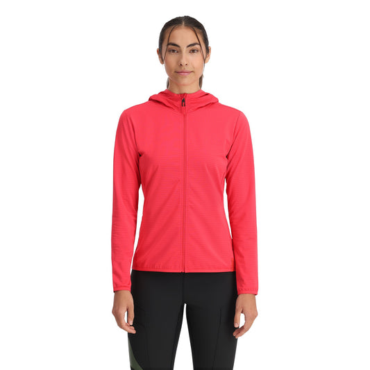 Gridweb Tech Hoodie für Damen – Prism Pink