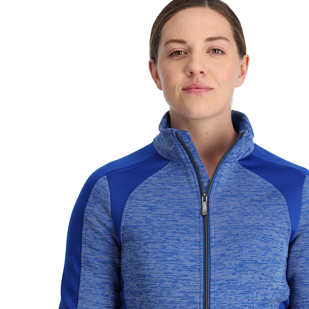 Damen Encore Full Zip – Elektrisches Blau