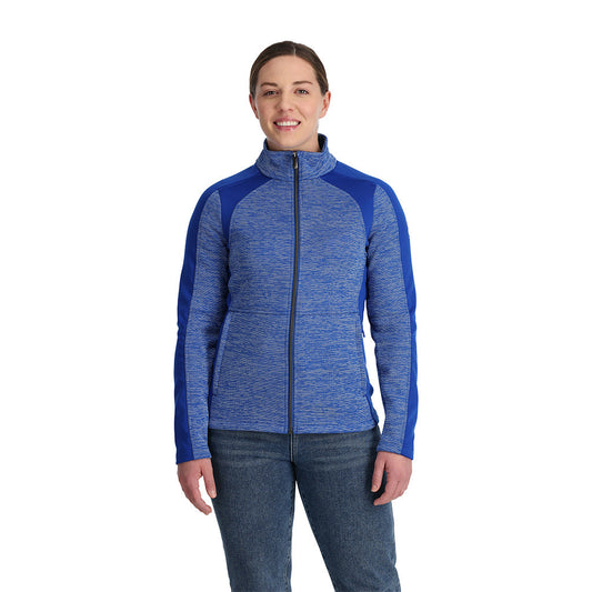 Damen Encore Full Zip – Elektrisches Blau