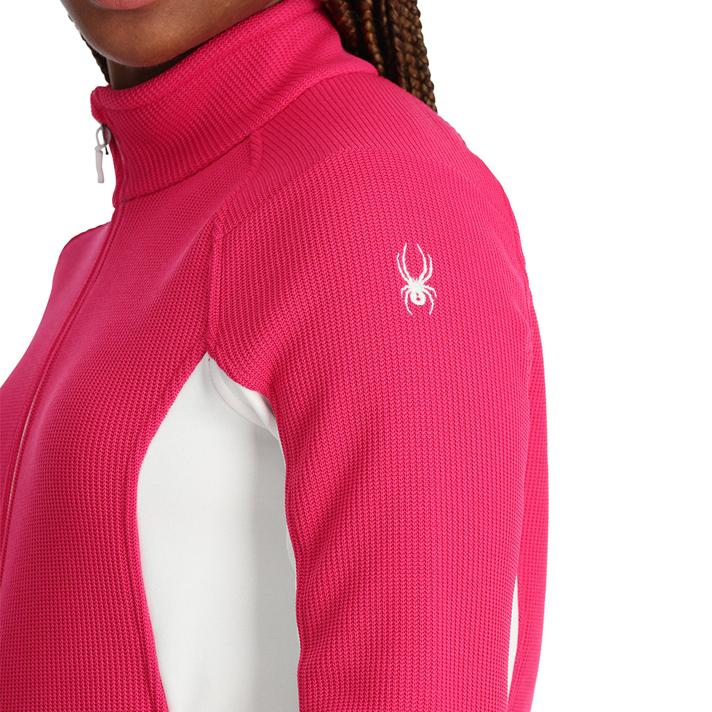 Damen-Bandita-Jacke mit durchgehendem Reißverschluss – Rosa