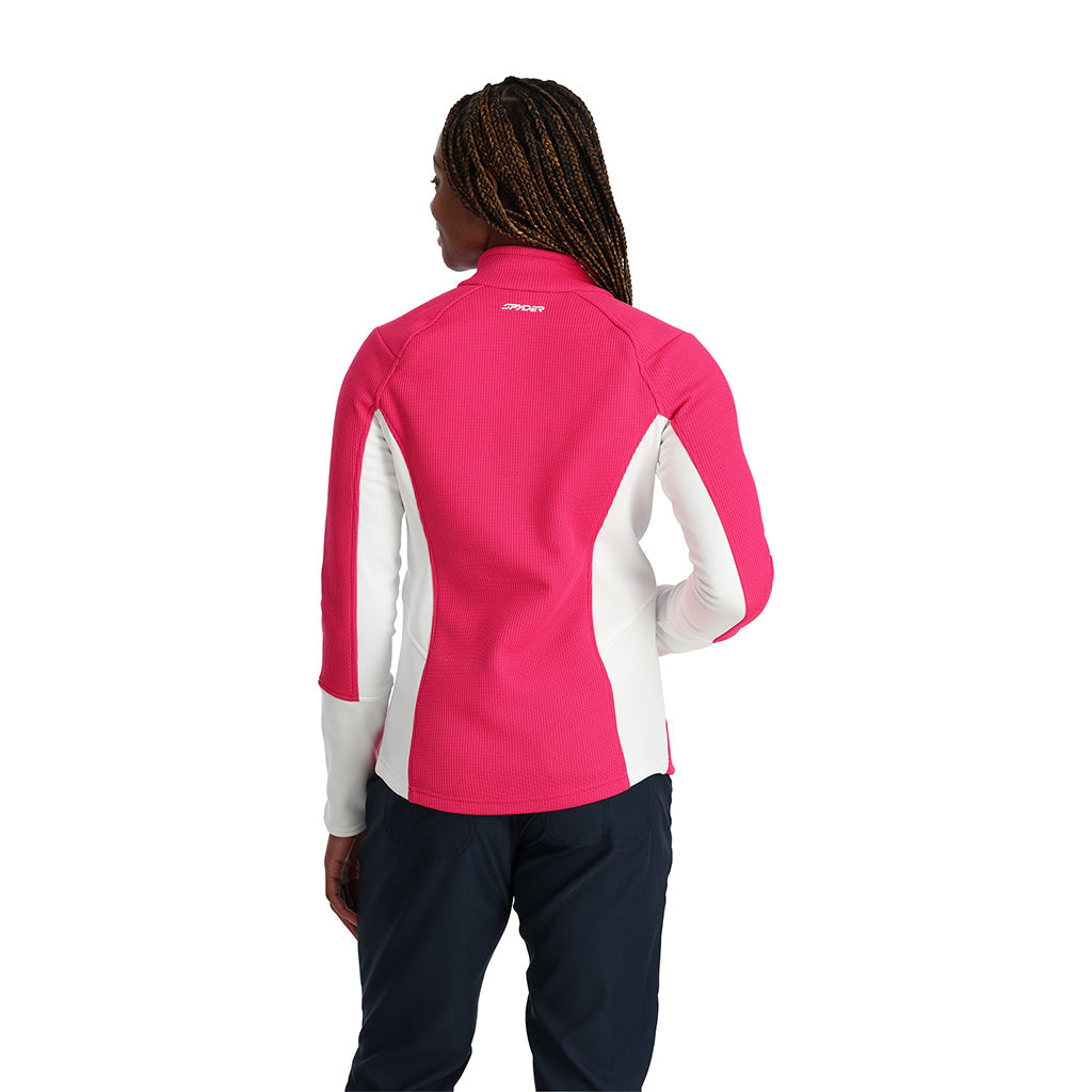 Damen-Bandita-Jacke mit durchgehendem Reißverschluss – Rosa