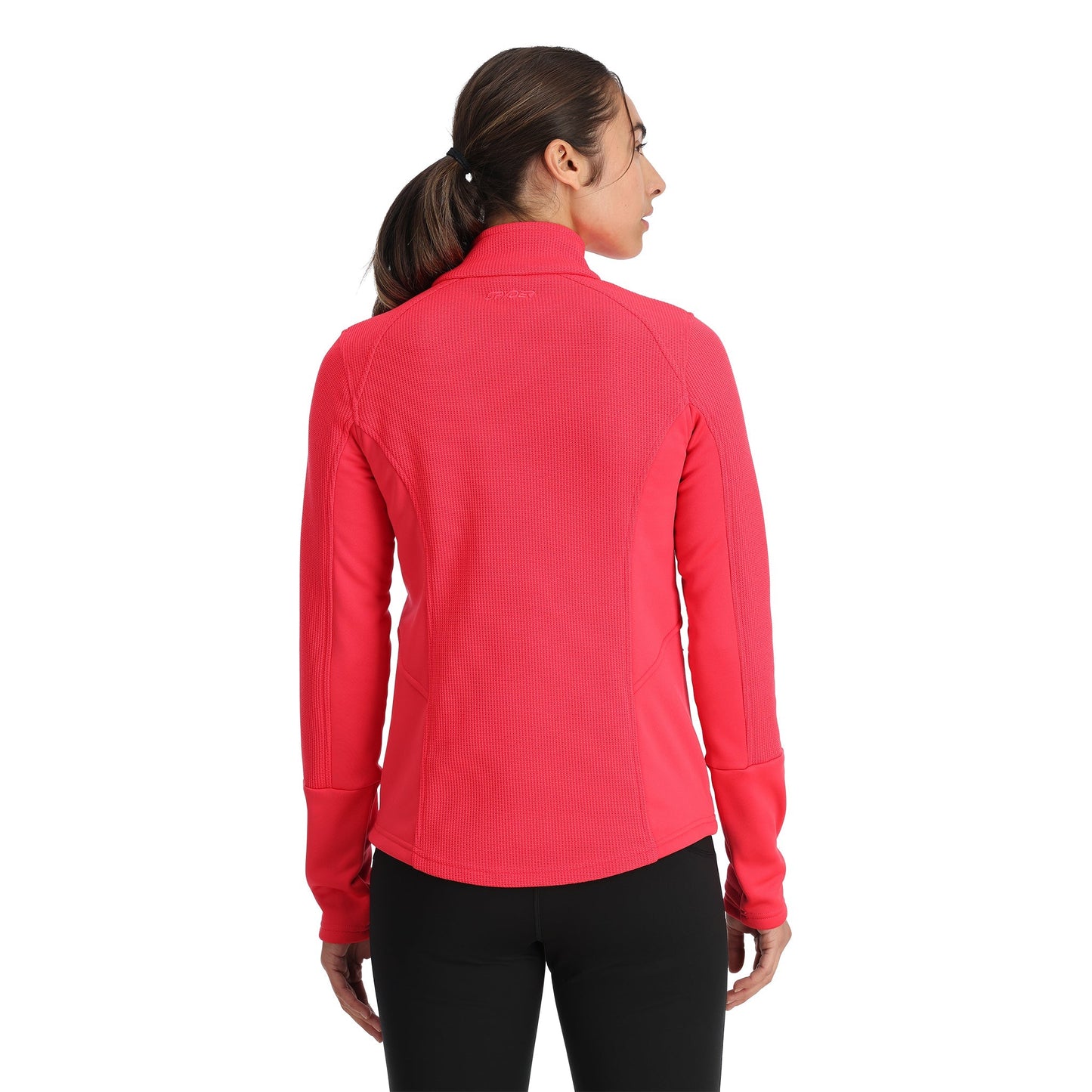Pull Bandita à fermeture éclair intégrale pour femme - Rose prismatique
