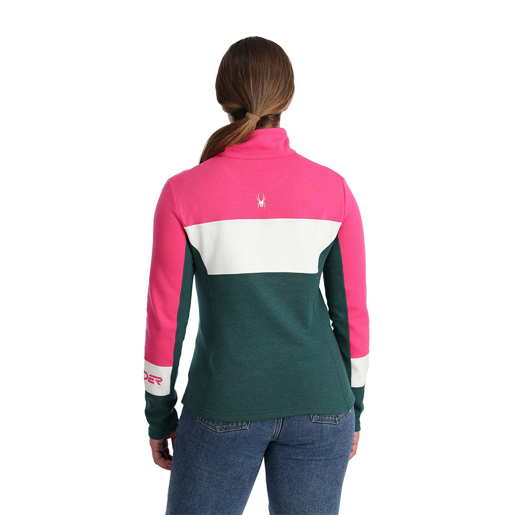 Damen Speed ​​Half Zip - Zypressengrün
