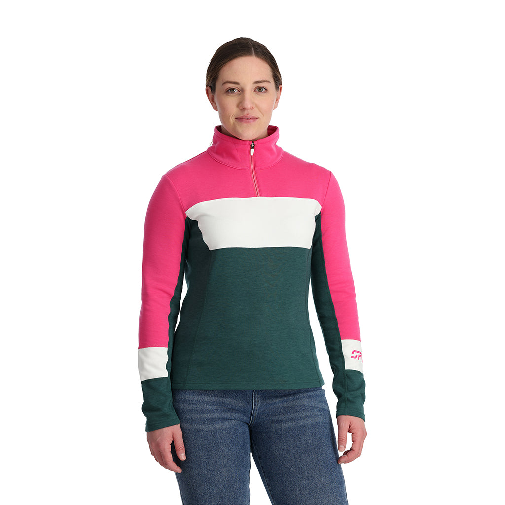 Damen Speed ​​Half Zip - Zypressengrün