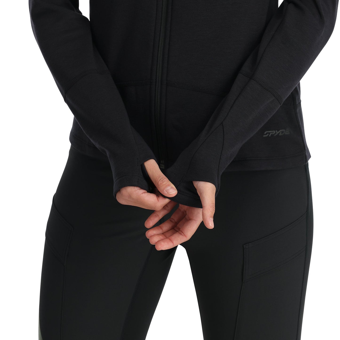 Damen Speed ​​Fleecejacke - Schwarz