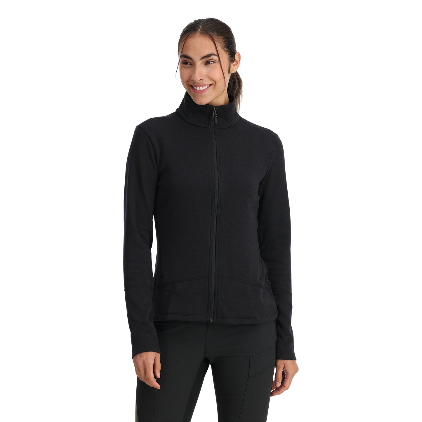Damen Speed ​​Fleecejacke - Schwarz