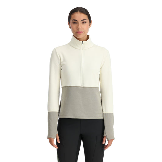 Damen Speed ​​Fleece Half Zip - Beton