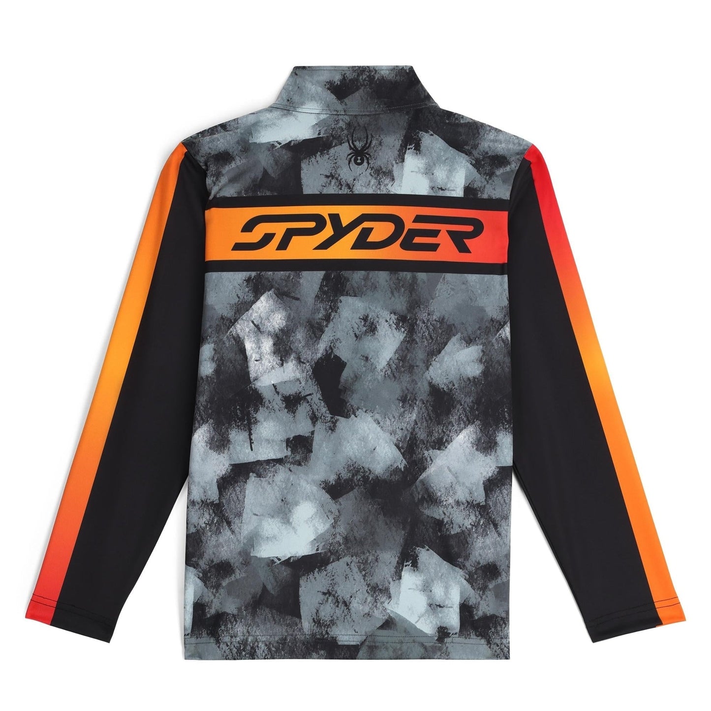 Jacobs Jungen-Halbzip-Pullover – Schwarzes Block-Camouflage