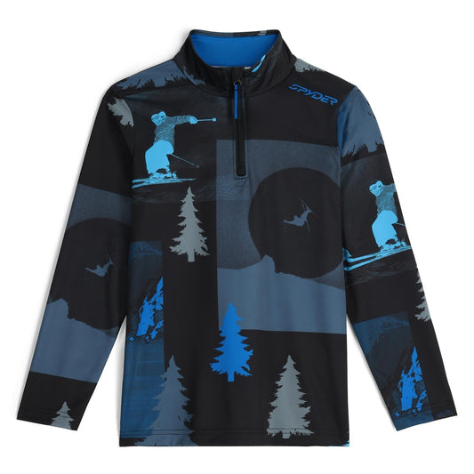 Jacobs Pullover mit halbem Reißverschluss für Jungen – Schwarz