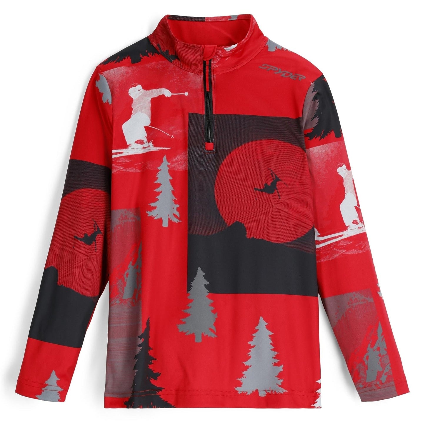 Boys Jacobs Half Zip - Spyder Red